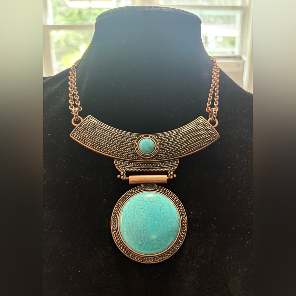 Turquoise Statement Necklace
